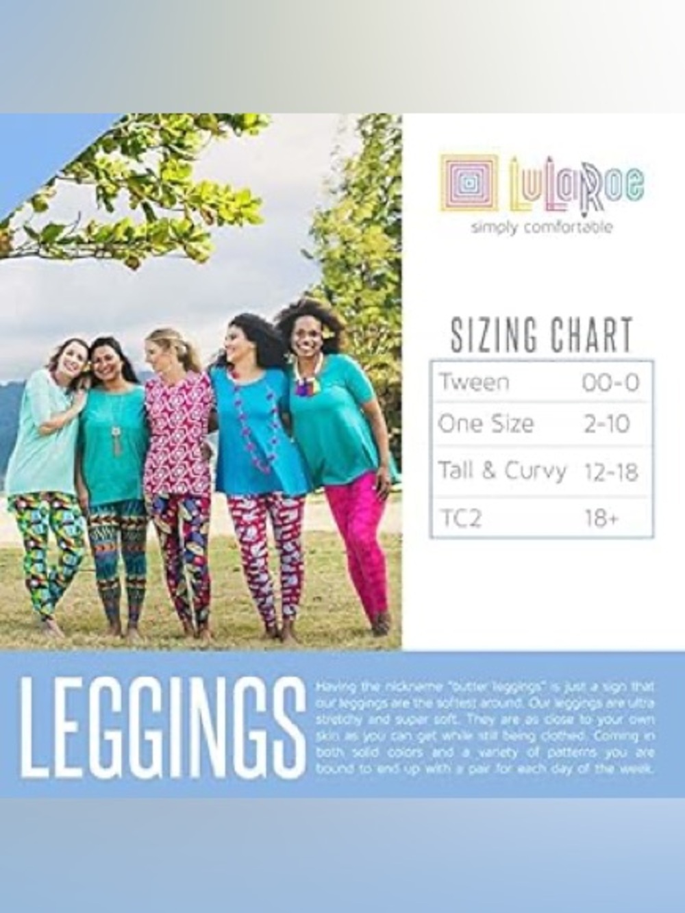 LuLaRoe Bundle of 5 Leggings TC all Brand New - Picture 6 of 6